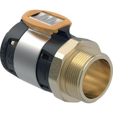 Geberit FlowFit overgang 75mmx2 1/2" np blyfri siliciumbronze - 1