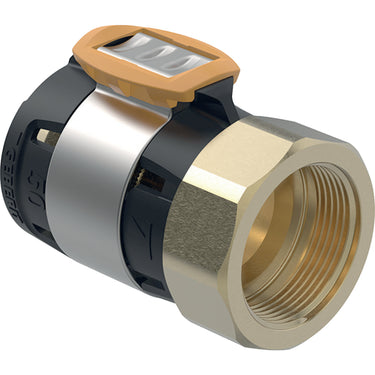 Geberit FlowFit overgang 50mmx1 1/2" mf blyfri siliciumbronze - 1