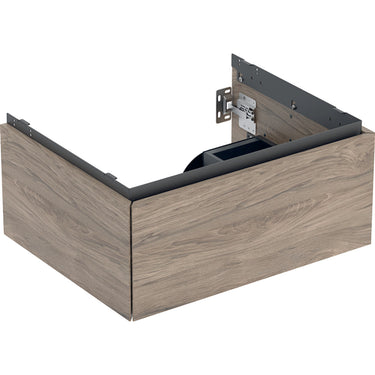 Geberit ONE underskab t/håndvask én skuffe 600 x 266 x 470 mm nød melamin - 1
