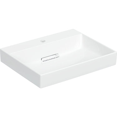Geberit ONE håndvask 60 x 48 cm m/hanehul hvid/KeraTect blank hvid - 1