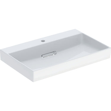 Geberit ONE håndvask 75 x 48 cm m/hanehul hvid/KeraTect blank hvid - 1
