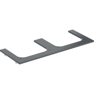 Geberit ONE bordplade t/håndvask dob. Udskæring 120 x 2 x 47 cm sort - 1