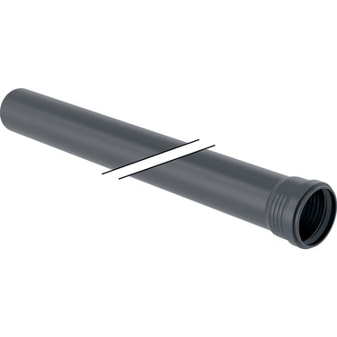 Geberit Silent Pro PP MX afløbsrør 110x4,5x1000mm stikmf - 1