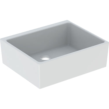 Geberit Publica skyllekar 600x400x130mm hvid fireclay - 1