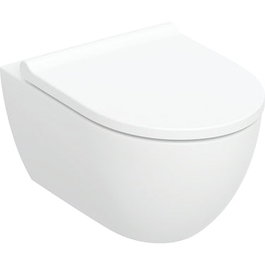 Geberit Acanto sampak væghængt toilet Turboflush/sæde SC/QR hvid/KeraTect - 1