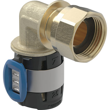 Geberit FlowFit bøjning 90° 16mmx3/4" blyfri siliciumbronze - 1