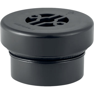 Geberit PE gevindovergang Ø75 mm m/skruelåg sort - 1