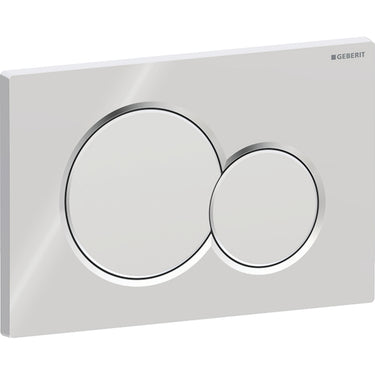 Geberit Sigma01 betjeningsplade blank/matkr - 1