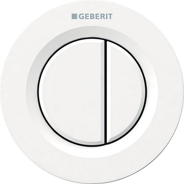 Geberit Omega01 betjeningsknap 2-skyl hvid - 1