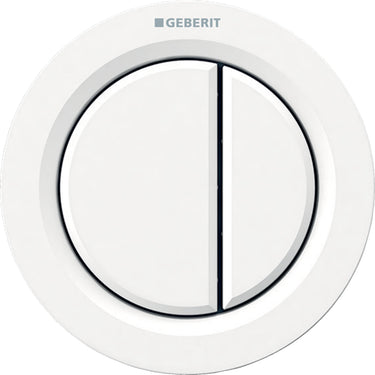 Geberit Omega01 betjeningsplade til gips hvid - 1
