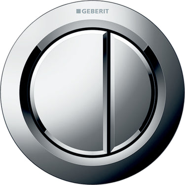 Geberit Omega01 betjeningsplade til gips krom - 1