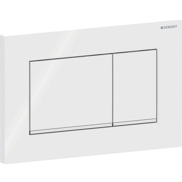 Geberit Sigma30 betjeningsplade hvid/matkr - 1