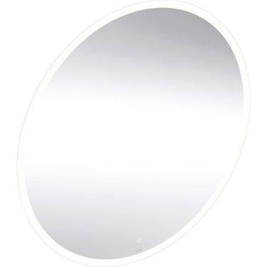 Geberit Option Round spejl med lys Ø90 cm aluminium - 1