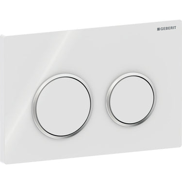 Geberit Omega20 betjeningsplade hv/forkr/hv - 1