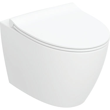 Ifö Spira Art sæt væghængt toilet TurboFlush m/toiletsæde hvid - 1