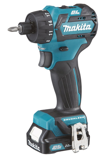Makita 12V Bore-/Skruemaskine DF032DSAJ 2x2,0Ah - 1