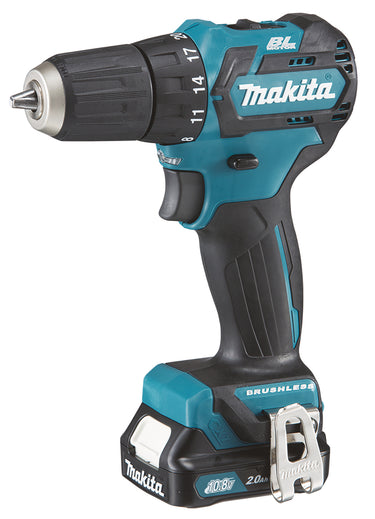 Makita 12v Bore-/skruemaskine DF332DSAJ m/2x2,0ah og lader kulfri - 1