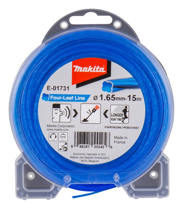 Makita Four-Leaf Nylontråd Ø1,65mm 15 meter - 1