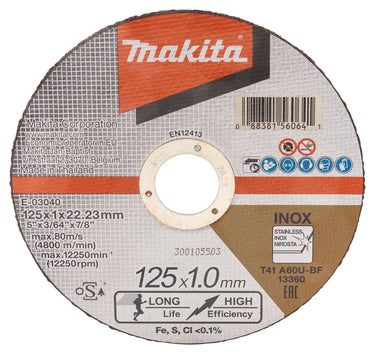 Makita Skæreskive 125X1X22,23 12 Stk. - 1