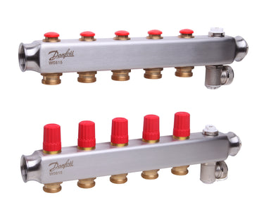 Danfoss gulvvarmemanifold 5+5 SSM - 1