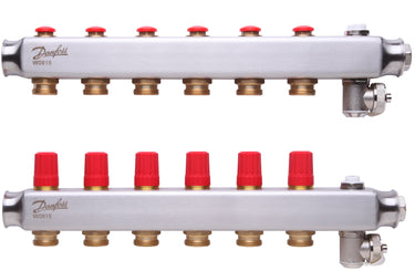 Danfoss gulvvarmemanifold 6+6 SSM - 1