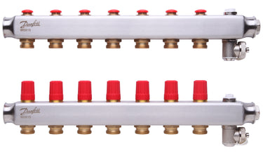 Danfoss gulvvarmemanifold 7+7 SSM - 1