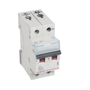TX³ MCB automatsikring B20 1pol+nul 2M 6000/6KA - 1
