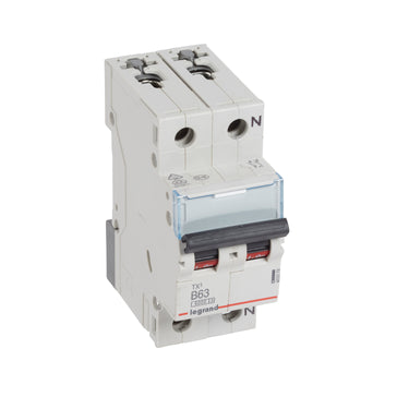 TX³ MCB automatsikring B63 1pol+nul 2M 6000/6KA - 1