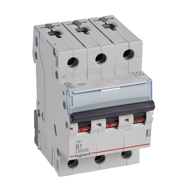 TX³ MCB automatsikring B1 3pol 3M 6000/6KA - 1