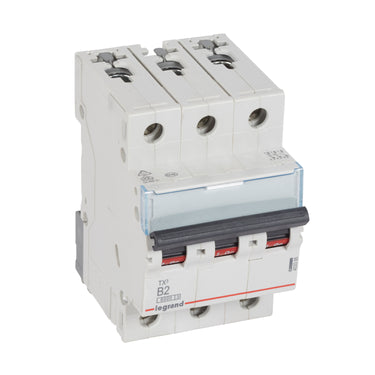 TX³ MCB automatsikring B2 3pol 3M 6000/6KA - 1