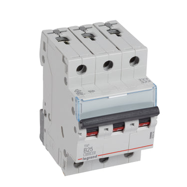 TX³ MCB automatsikring B25 3pol 3M 6000/6KA - 1