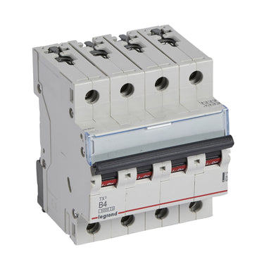 TX³ MCB automatsikring B4 4pol 4M 6000/6KA - 1