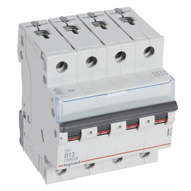 TX³ MCB automatsikring B13 4pol 4M 6000/6KA - 1