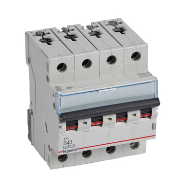 TX³ MCB automatsikring B40 4pol 4M 6000/6KA - 1