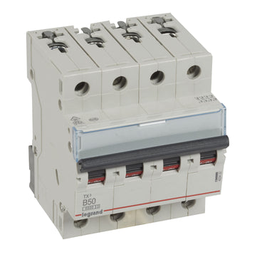 TX³ MCB automatsikring B50 4pol 4M 6000/6KA - 1