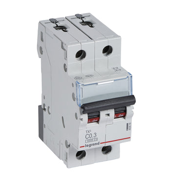 TX³ MCB automatsikring C0,3 2pol 2M 6000/6KA - 1