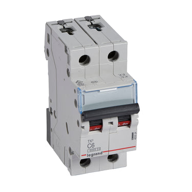 TX³ MCB automatsikring C6 2pol 2M 6000/6KA - 1