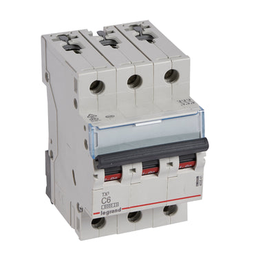 TX³ MCB automatsikring C6 3pol 3M 6000/6KA - 1