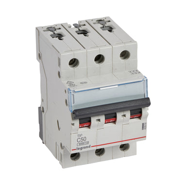 TX³ MCB automatsikring C50 3pol 3M 6000/6KA - 1