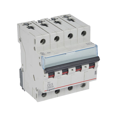 TX³ MCB automatsikring C0,5 4pol 4M 6000/6KA - 1