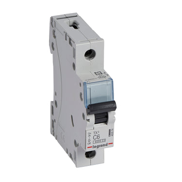 TX³ MCB automatsikring C6 1pol 1M 6000/6KA - 1