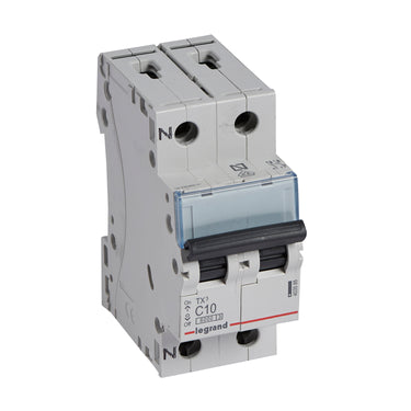 TX³ MCB automatsikring C10 1pol+nul 2M 6000/6KA - 1