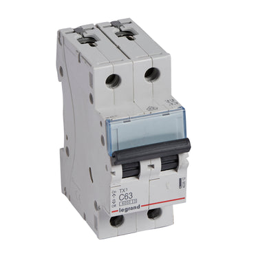 TX³ MCB automatsikring C63 2pol 2M 6000/6KA - 1