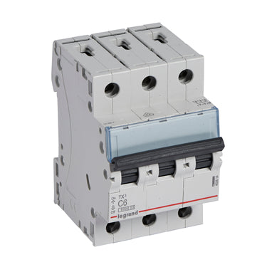 TX³ MCB automatsikring C6 3pol 3M 6000/6KA - 1