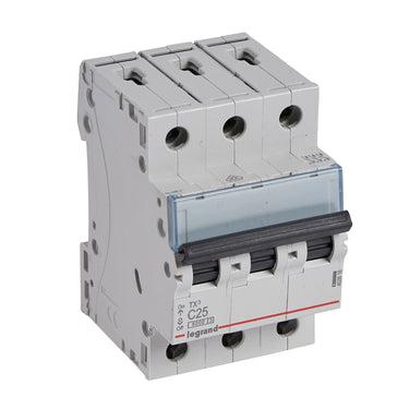 TX³ MCB automatsikring C25 3pol 3M 6000/6KA - 1
