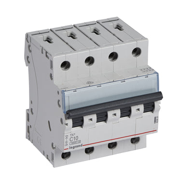 TX³ MCB automatsikring C10 4pol 4M 6000/6KA - 1