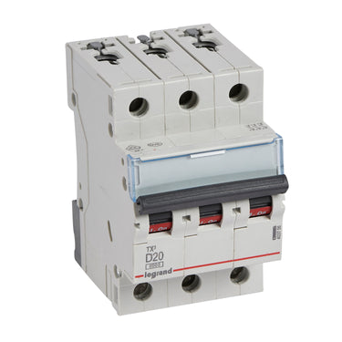 TX³ MCB automatsikring D10 3pol 3M 6000A - 1