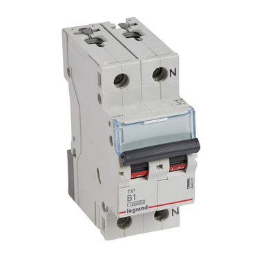 TX³ MCB automatsikring B1 1pol+nul 2M 10000/10KA - 1