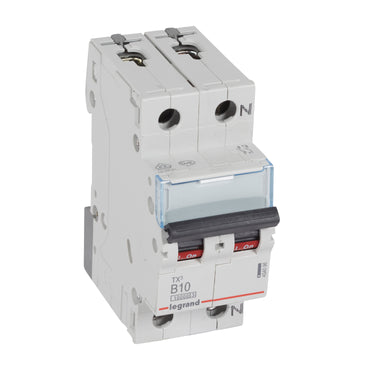 TX³ MCB automatsikring B10 1pol+nul 2M 10000/10KA - 1