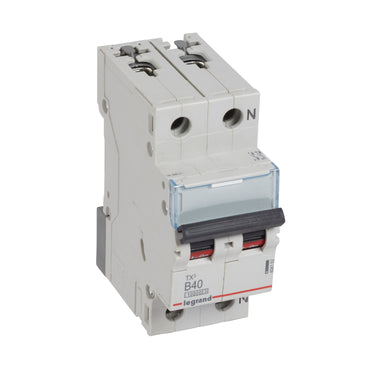 TX³ MCB automatsikring B40 1pol+nul 2M 10000/10KA - 1
